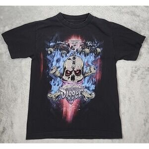 Son Uva Digger Shirt Mens Small/Y XL Black 2017 Monster Jam Monster Truck Racing